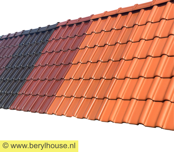 Dakpannen rood engobe FD 10 (per m2)