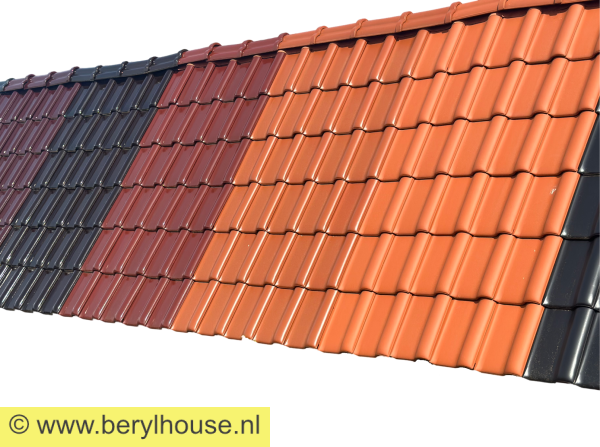 Dakpannen rood engobe FD 10 (per m2)