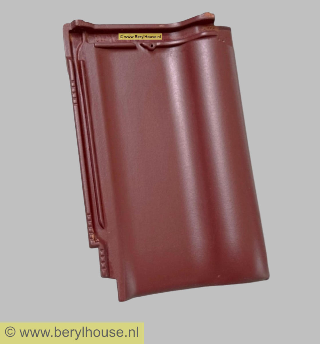 Dakpannen wijnrood engobe FD 10 (per m2)