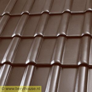Dakpannen bruin engobe FD 10,5 (per m2)