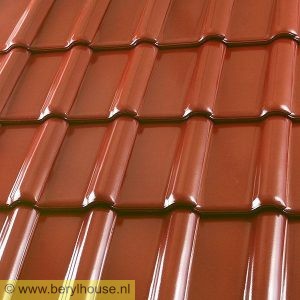 Dakpannen kastanjebruin engobe FD 10,5 (per m2)