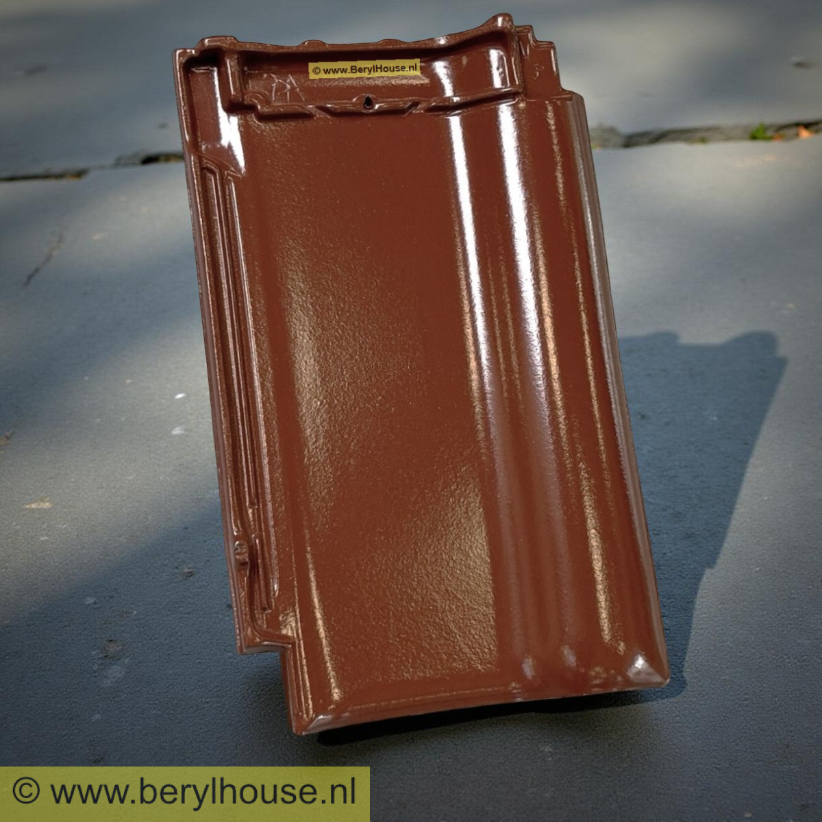 Dakpannen kastanjebruin engobe FD 10,5 (per m2)