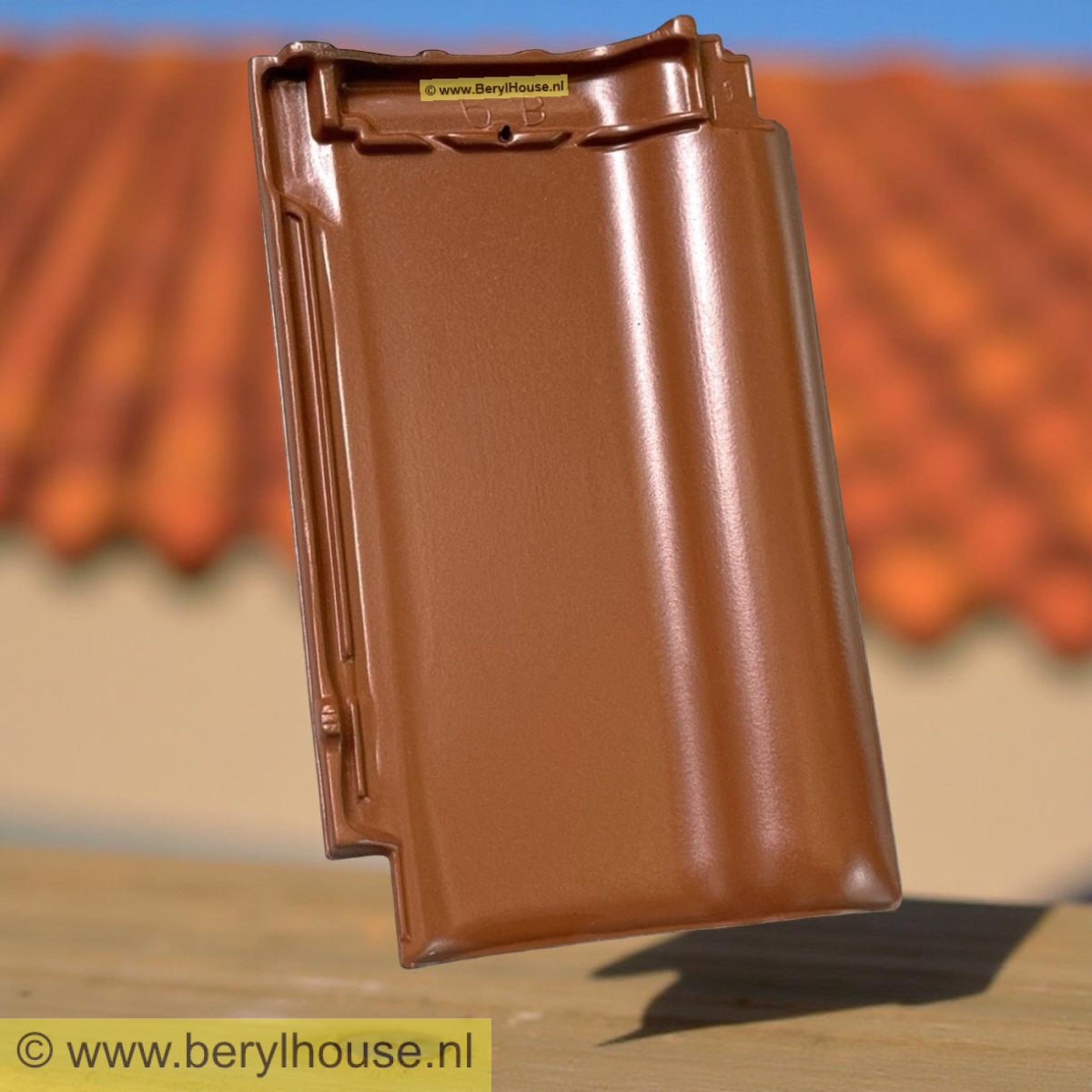 Dakpannen rood engobe FD 10,5 (per m2)