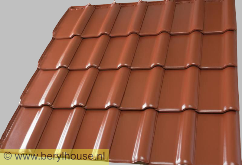 Dakpannen rood engobe FD 10,5 (per m2)