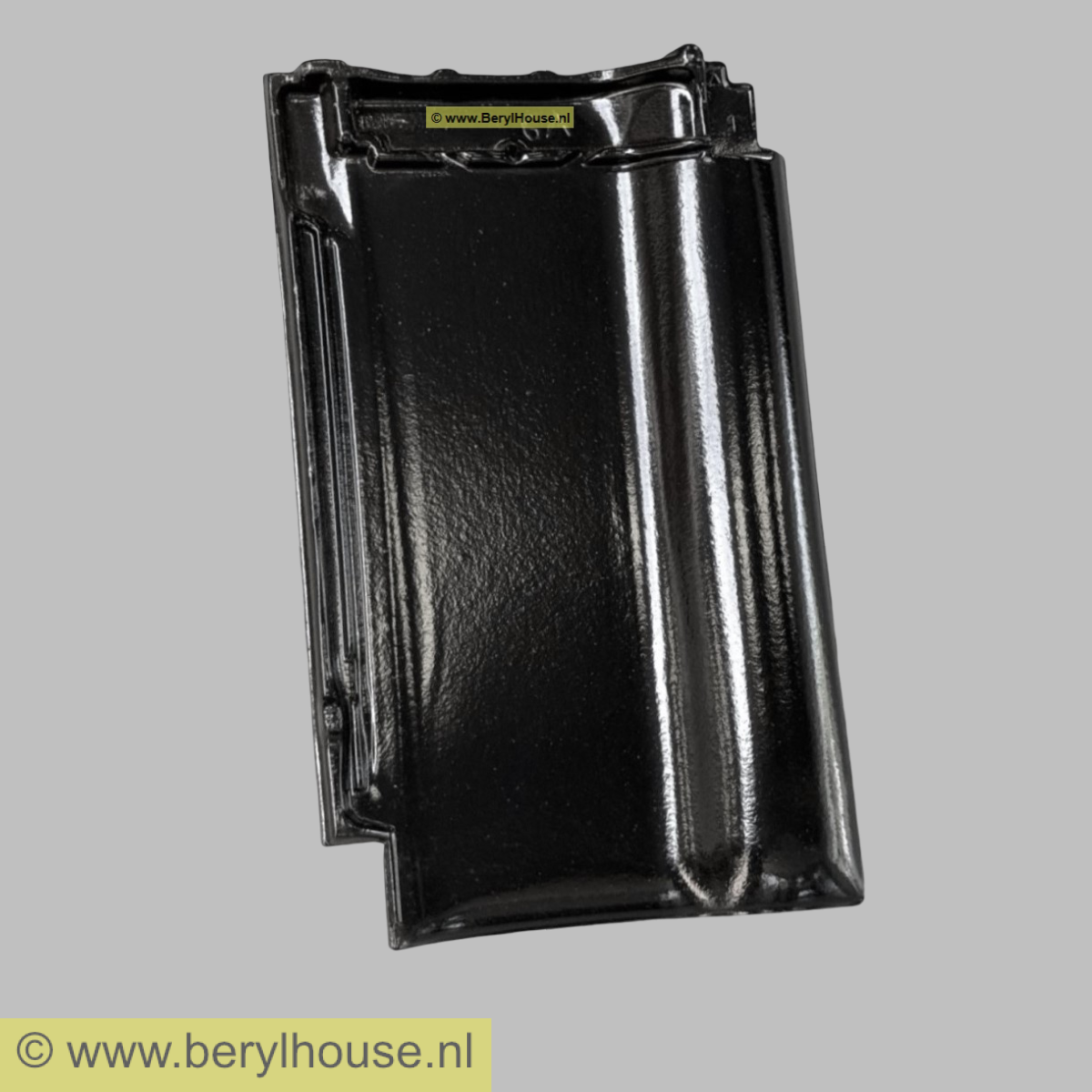 Dakpannen zwart mat verglaasd FD 10,5 (per m2)