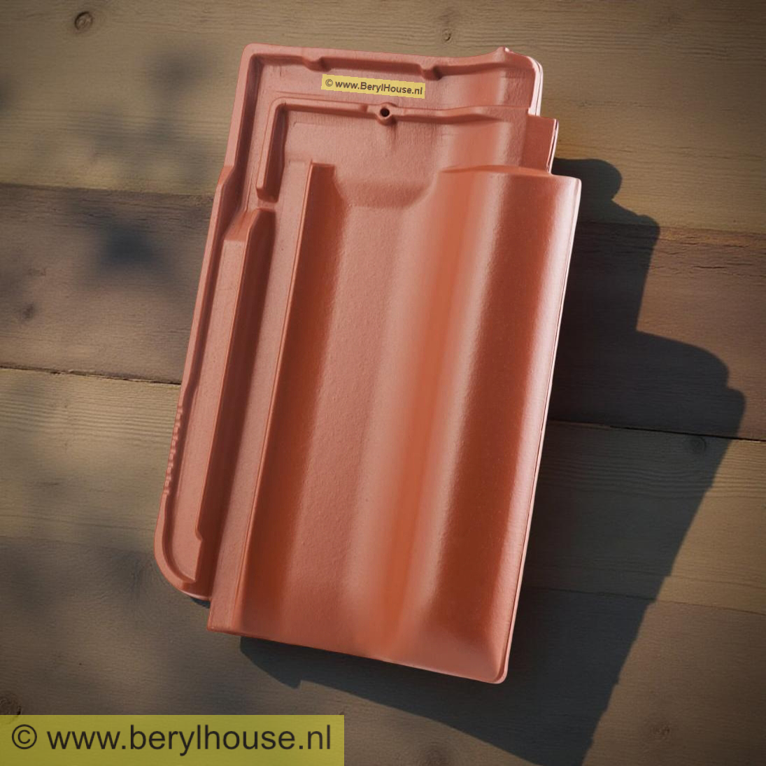 Dakpannen rood engobe FD 15 (per m2)