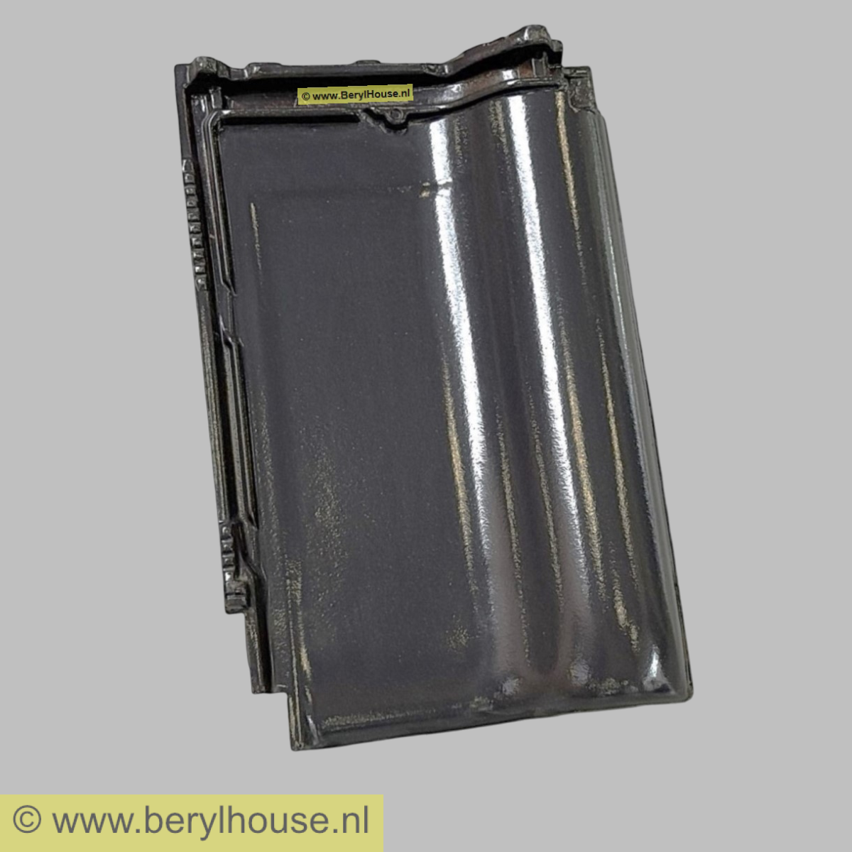 Dakpannen donker grijs mat verglaasd FD 9,5 (per m2)