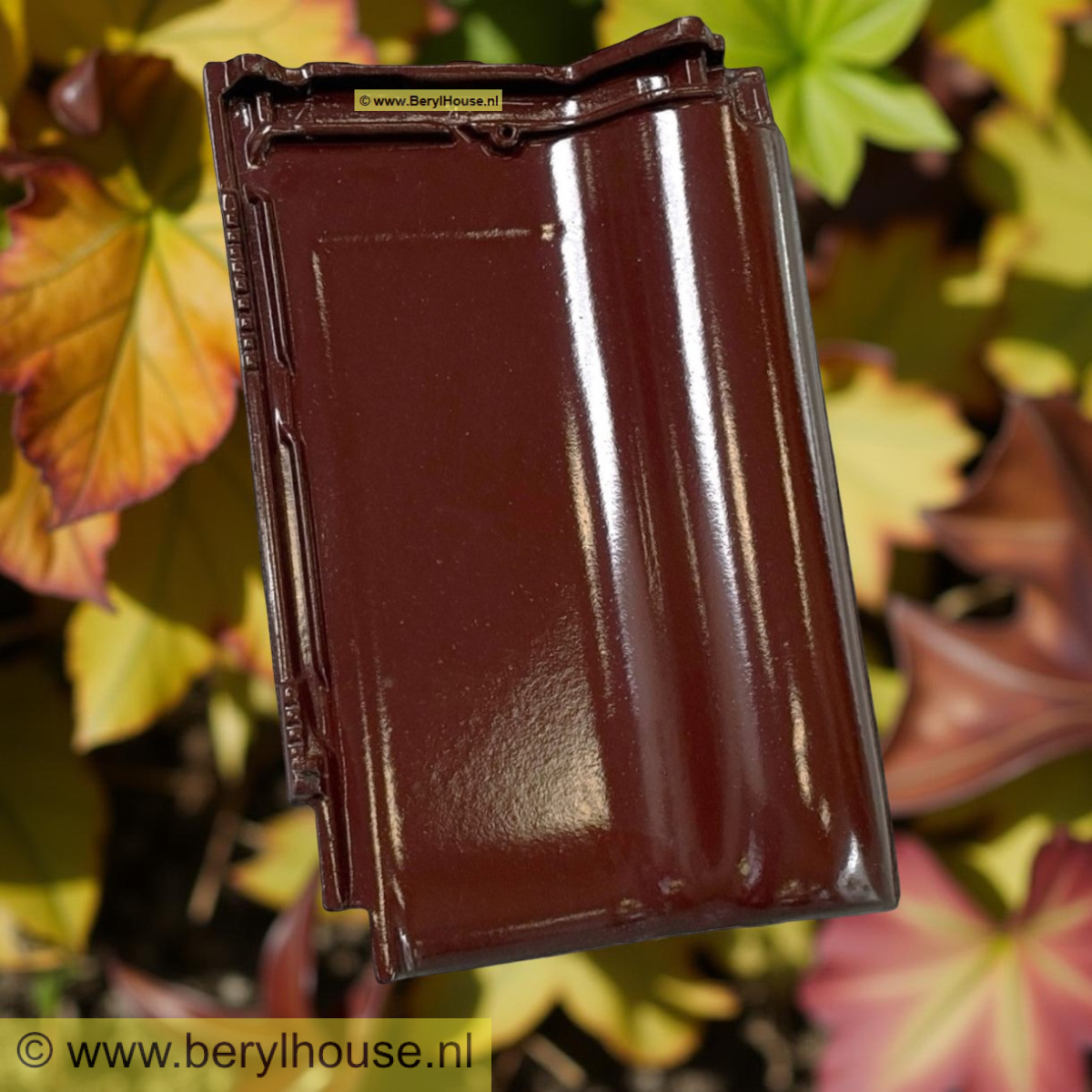 Dakpannen wijnrood mat verglaasd FD 9,5 (per m2)