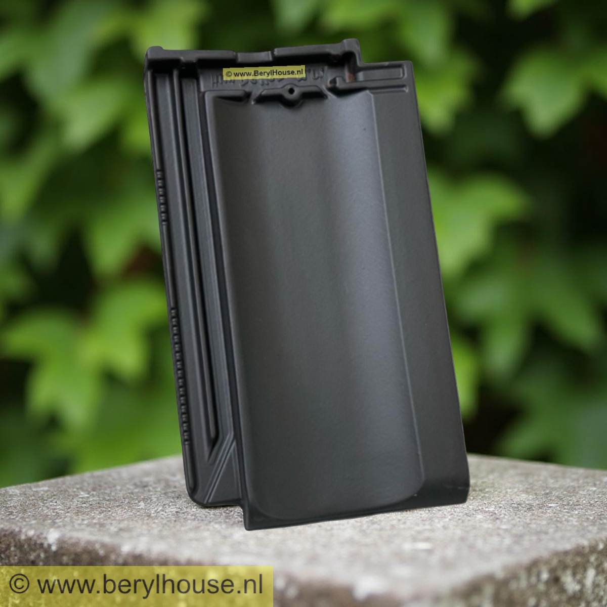 Dakpannen antraciet engobe HOLLE MULDEN 14,5 (per m2)