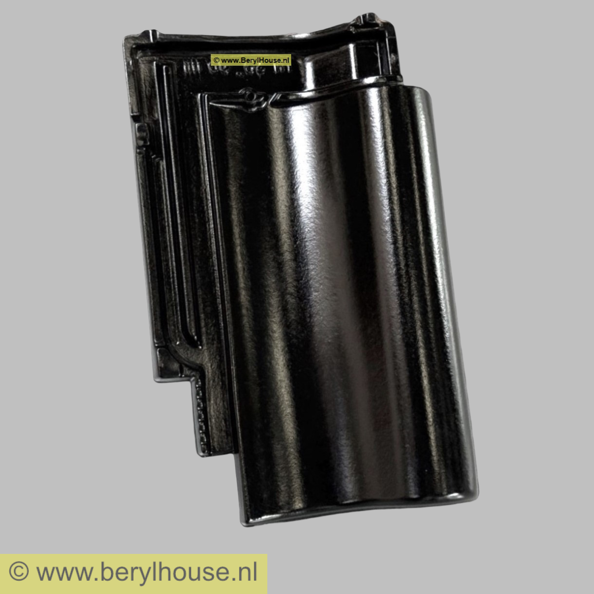 Dakpannen zwart mat verglaasd OVH 14,3 (per m2)