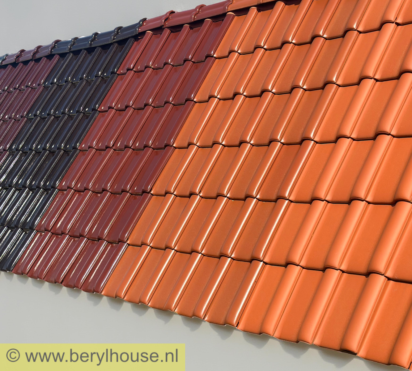 Dakpannen rood engobe FD 10 (per m2)