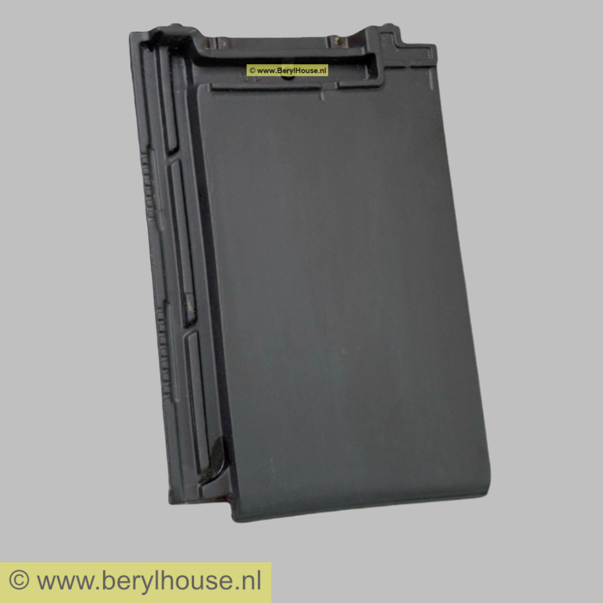 Dakpannen antraciet engobe VLAKKE DAKPAN 11,8 (per m2)