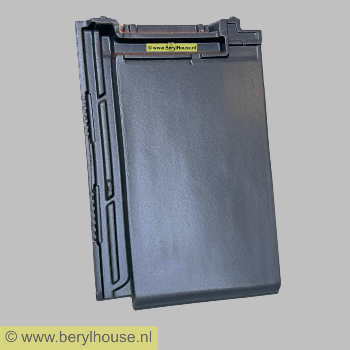 Dakpannen grijs mat glans engobe VLAKKE DAKPAN 11,8 (per m2)