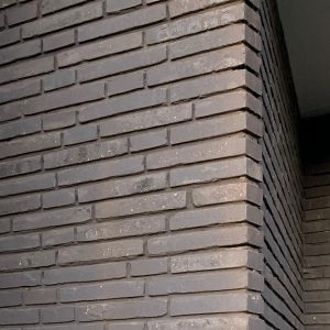 Metselstenen zwart gesinterd wasserstrich HF (per stuk)