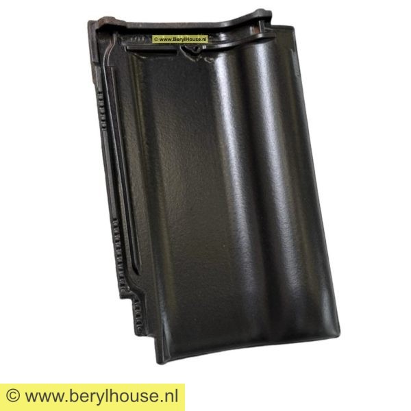 Dakpannen zwart engobe FD 10 (per m2)