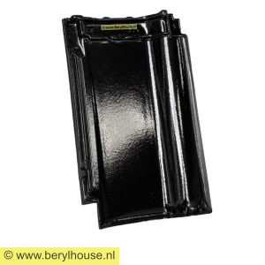 Dakpannen zwart hoogglans FD 10,5 (per m2)