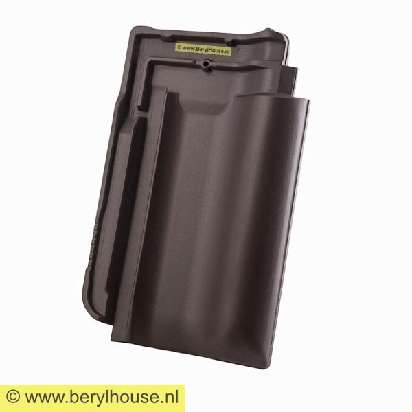 Dakpannen oud zwart engobe FD 15 (per m2)