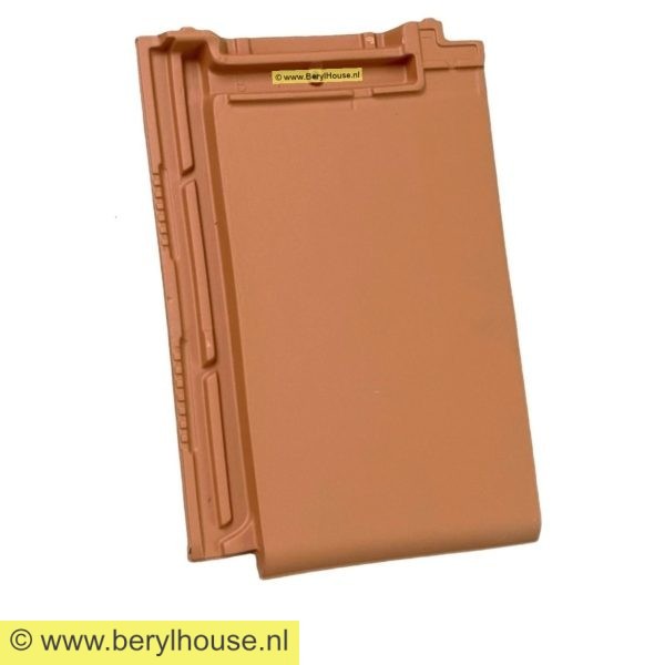 Dakpannen natuurrood engobe VLAKKE DAKPAN 11,8 (per m2)