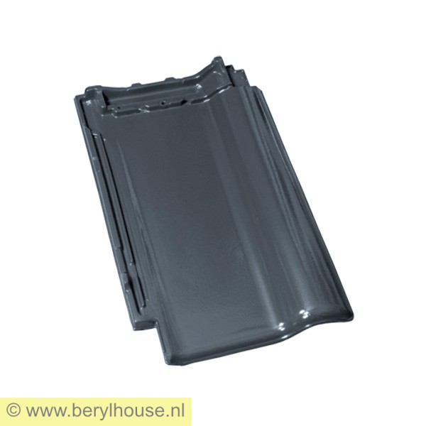 Dakpannen donker grijs mat verglaasd FD 10,5 (per m2)