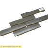 Baksteenstrippen St. Joris grijs strengpers geglazuurd 290x50x15mm (per m2)