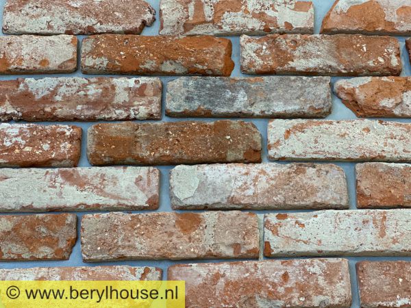 Baksteenstrippen kloostermoppen rood 250x18x68 mm (per m2)