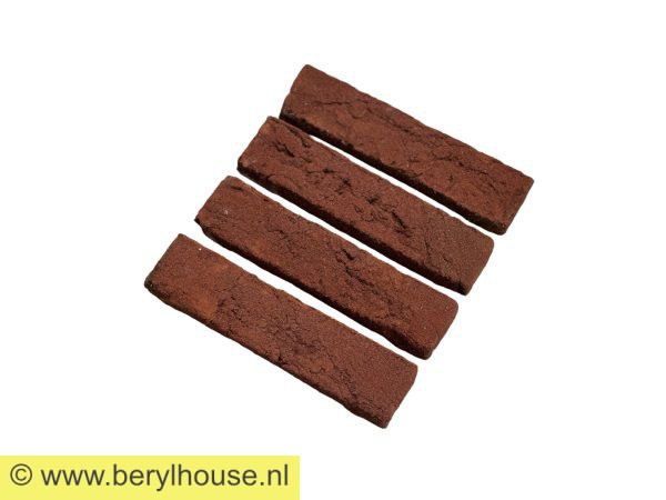 Baksteenstrippen rood handvorm WF (per m2)