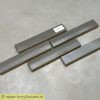 Baksteenstrippen St. Joris grijs strengpers geglazuurd 290x50x15mm (per m2)