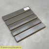 Baksteenstrippen St. Joris grijs strengpers geglazuurd 290x50x15mm (per m2)