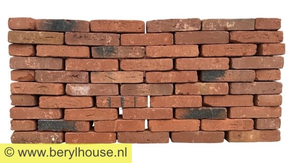 Metselstenen rood genuanceerd gesinterd wasserstrich getrommeld WF (per stuk)