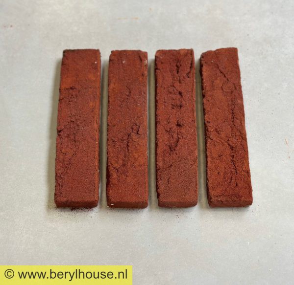 Baksteenstrippen rood handvorm WF (per m2)