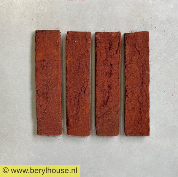 Baksteenstrippen rood handvorm WF (per m2)