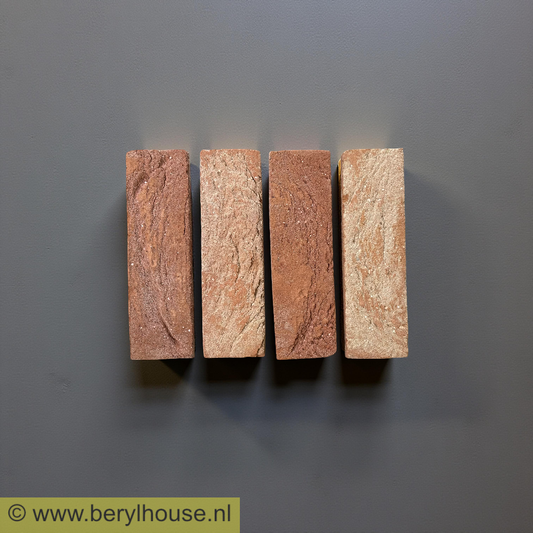 Baksteenstrippen brons handvorm DF (per m2)