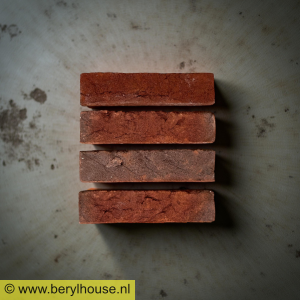 Baksteenstrippen rood genuanceerd handvorm WF (per m2)