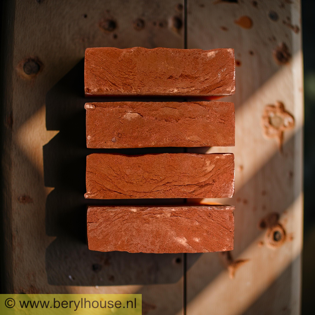 Baksteenstrippen rood handvorm DF (per m2)