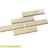 Baksteenstrippen St. Joris creme strengpers geglazuurd 240x50x15mm (per m2)