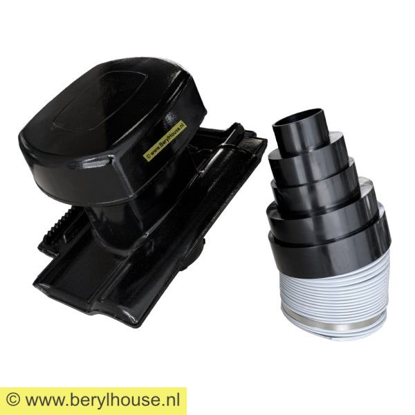 Gebakken doorvoerpan 125mm (per stuk)