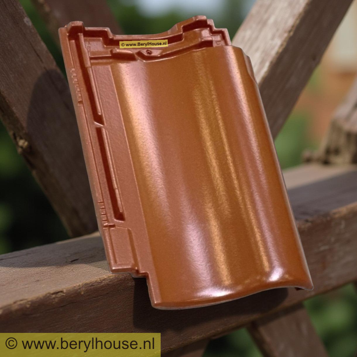Dakpannen rood engobe OVH 11 (per m2)