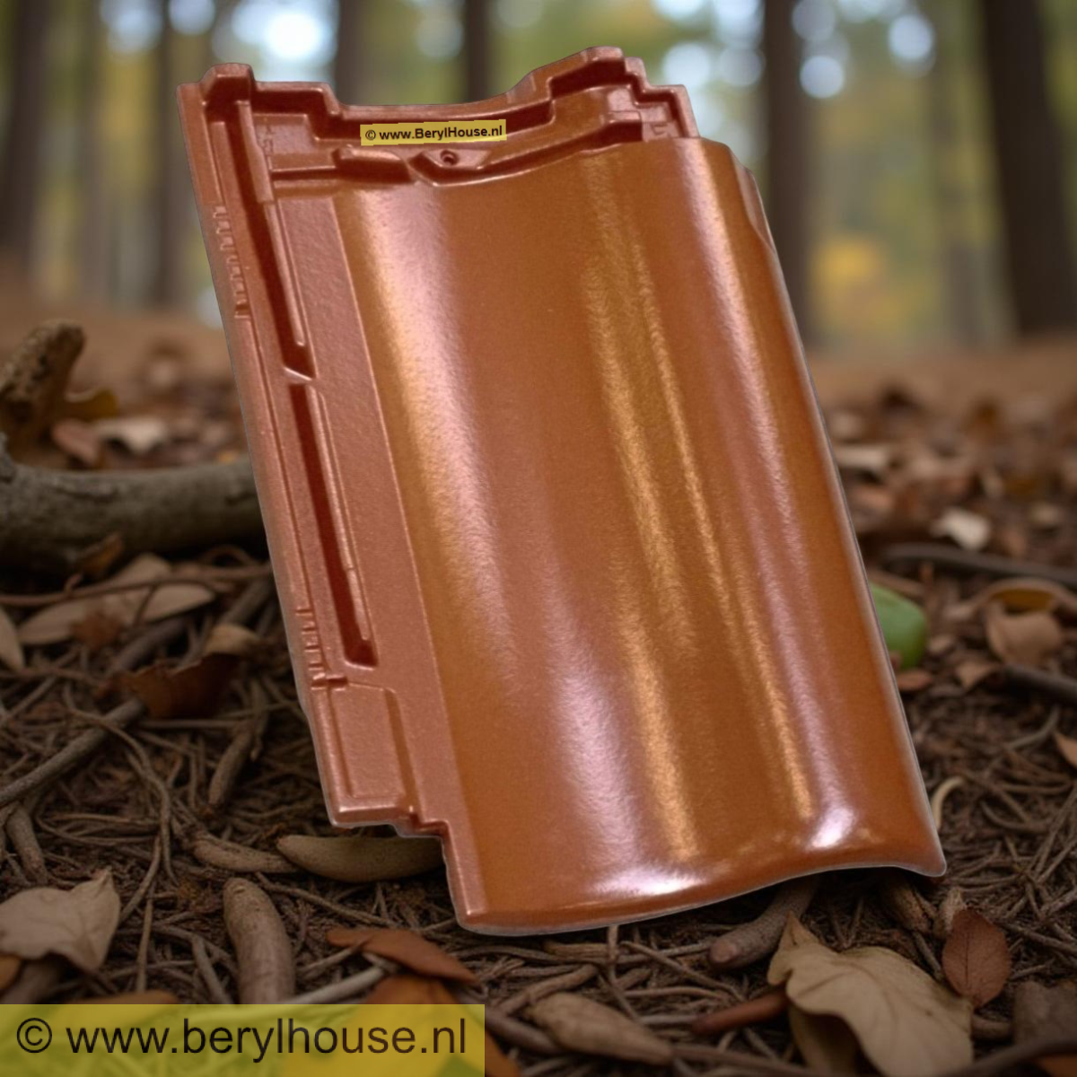 Dakpannen rood engobe OVH 11 (per m2)