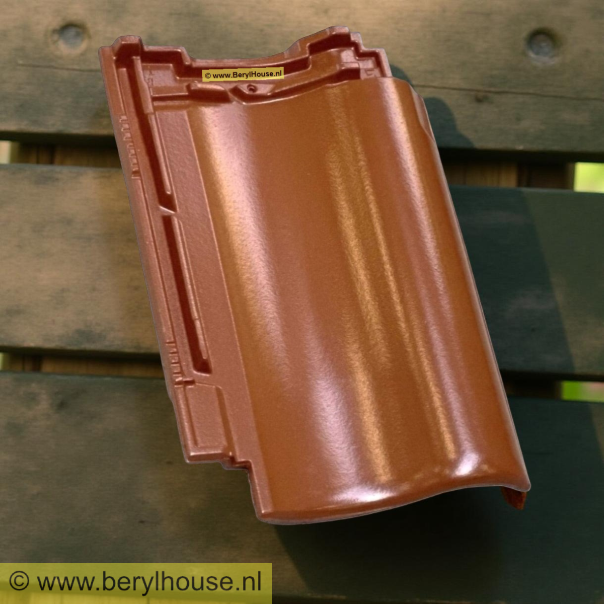 Dakpannen rood engobe OVH 11 (per m2)