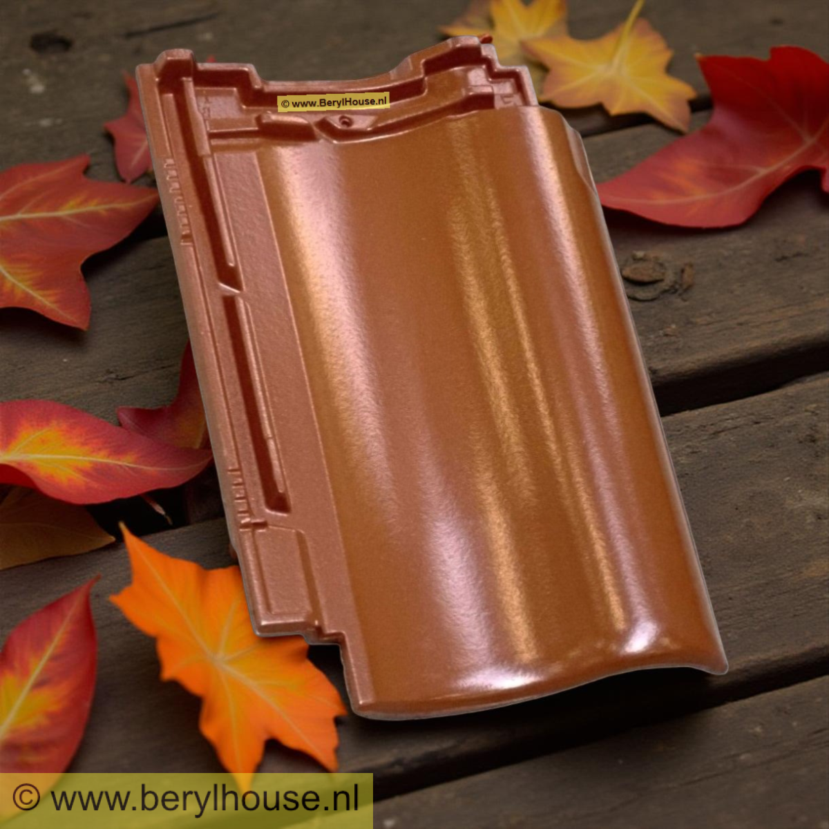 Dakpannen rood engobe OVH 11 (per m2)