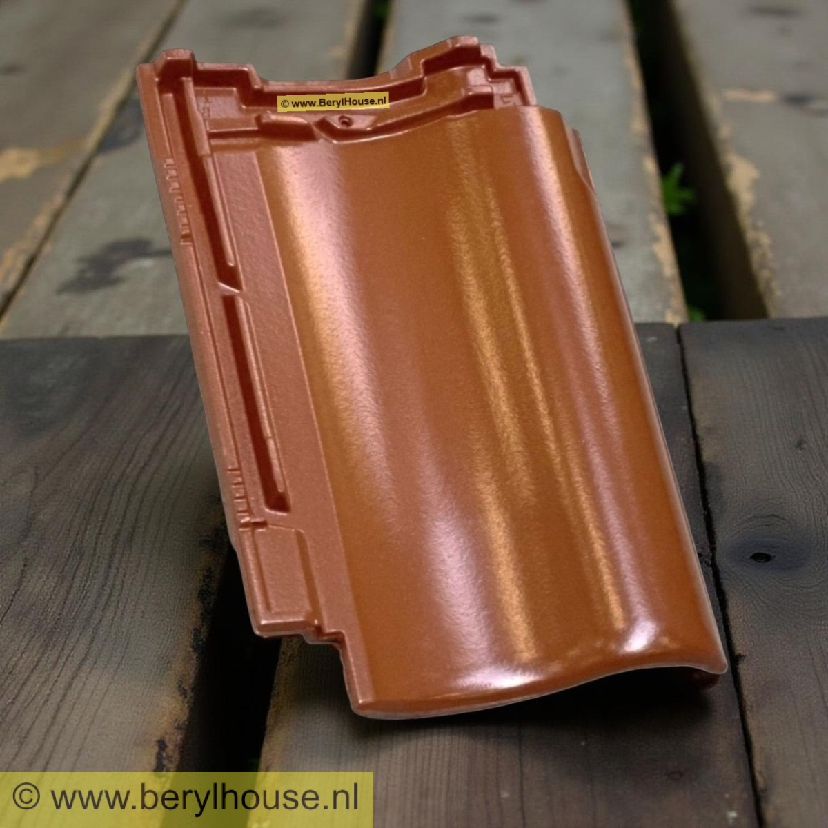 Dakpannen rood engobe OVH 11 (per m2)