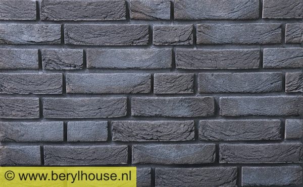Metselstenen zwart handvorm WF (per stuk)