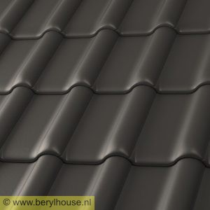 Dakpannen zwart engobe FD 11,1 (per m2)