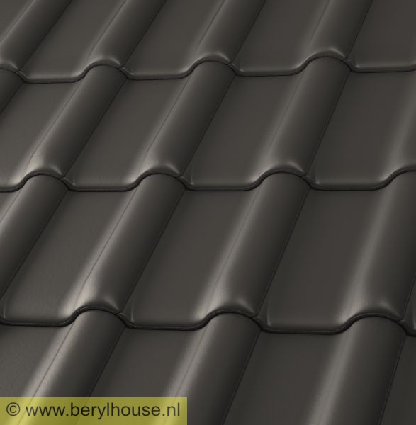 Dakpannen antraciet engobe FD 11,1 (per m2)