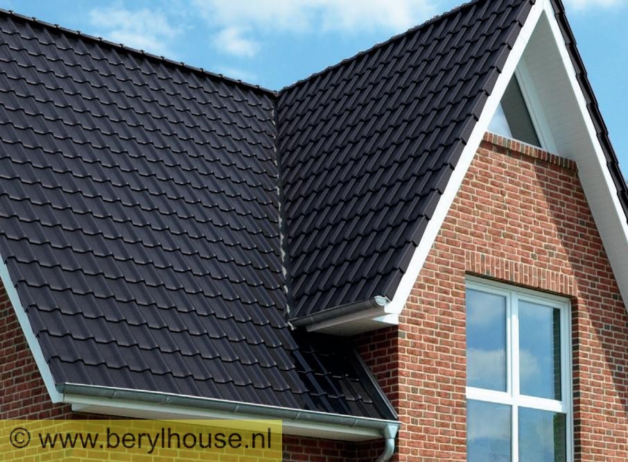 Dakpannen zwart engobe FD 11,1 (per m2)