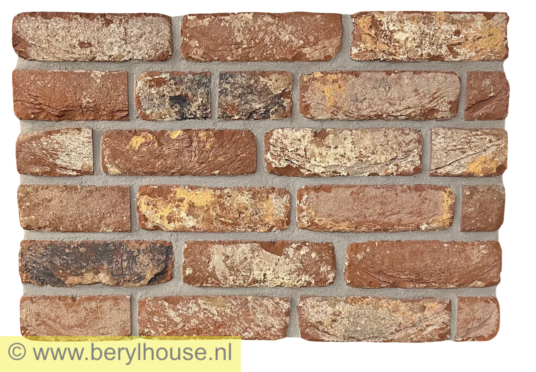 Metselstenen rood genuanceerd handvorm getrommeld DF (per stuk)