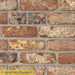 Metselstenen rood genuanceerd handvorm getrommeld DF (per stuk)