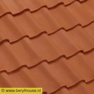 Dakpannen natuurrood (twin model) OUDE HOLLE 20 (per m2)