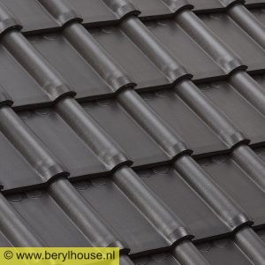 Dakpannen zwart mat engobe TUILE DU NORD 19,8 (per m2)