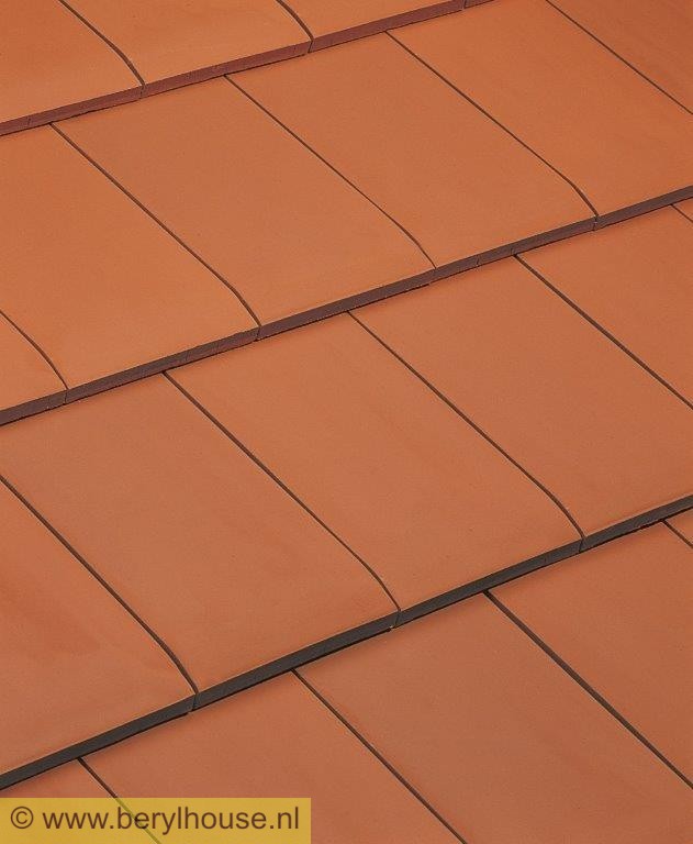 Dakpannen natuurrood VLAKKE DAKPAN 10 (per m2)
